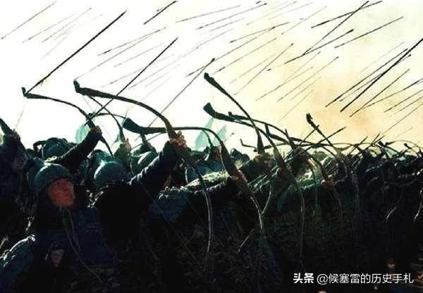 在古代战争中军队是怎么指挥弓箭手向敌人的军阵中放箭的?