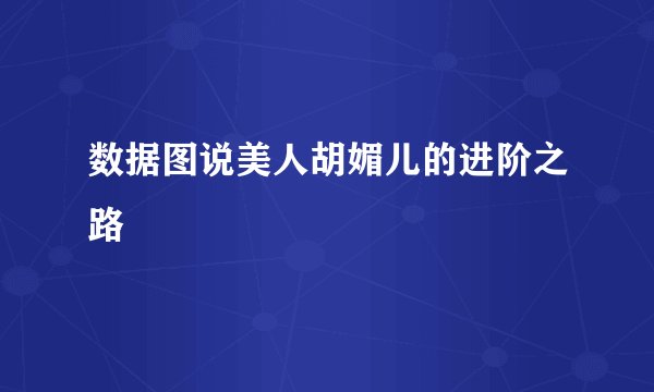 数据图说美人胡媚儿的进阶之路