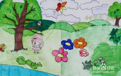 清明节儿童画怎么画?