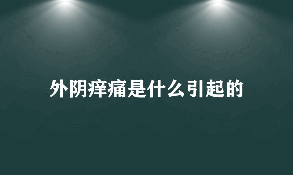 外阴痒痛是什么引起的
