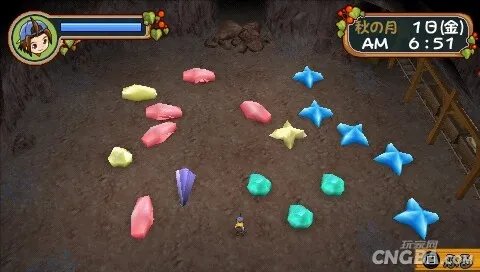 PSP《牧场物语:蜜糖村和大家的心愿》矿场攻略