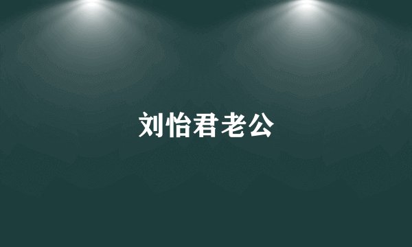 刘怡君老公