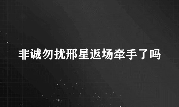 非诚勿扰邢星返场牵手了吗