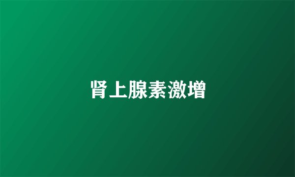 肾上腺素激增