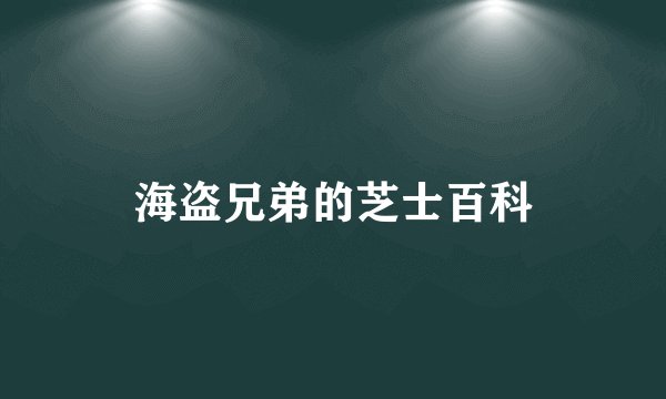 海盗兄弟的芝士百科
