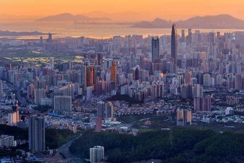 地图上怎么看深圳市每个区的分界线