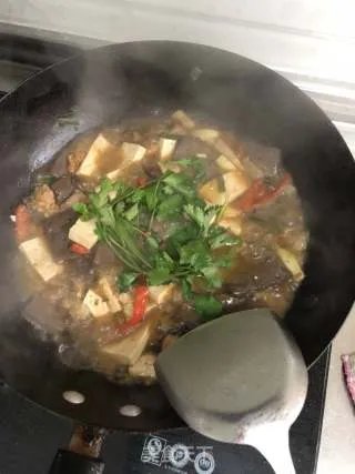 猪血炖豆腐