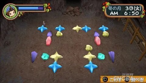 PSP《牧场物语:蜜糖村和大家的心愿》矿场攻略