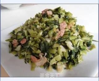 雪里红（雪菜）炒肉丝