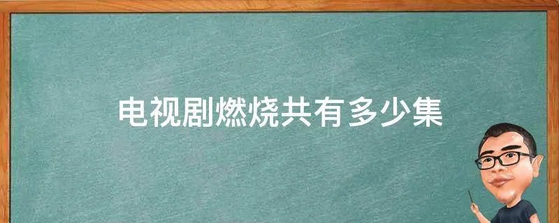 电视剧燃烧共有多少集